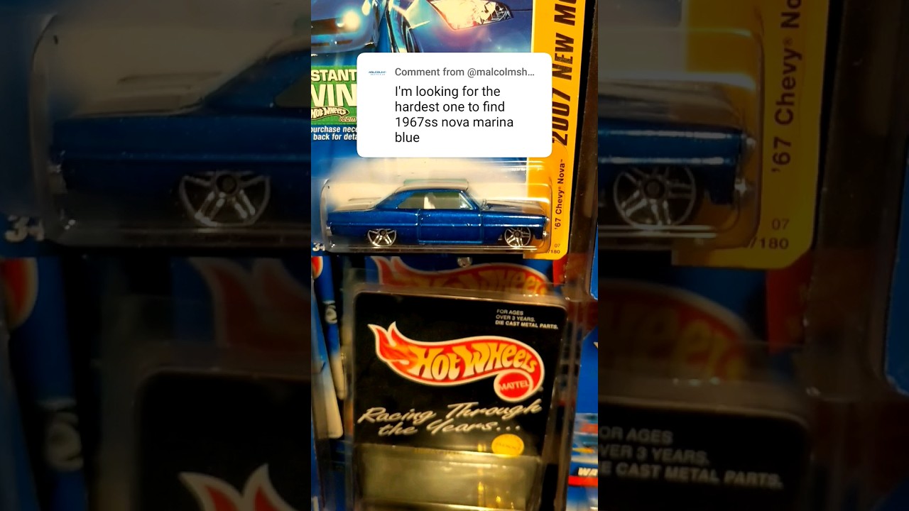 Hard to find Hot Wheels. 1967 Nova 