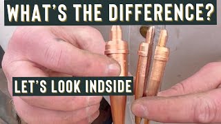 Difference Between A Curved Cutting Tip & Scarfing Tip