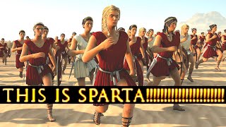 Spartans defeat the Athenian army | Total War Rome2 Multiplayer Battle