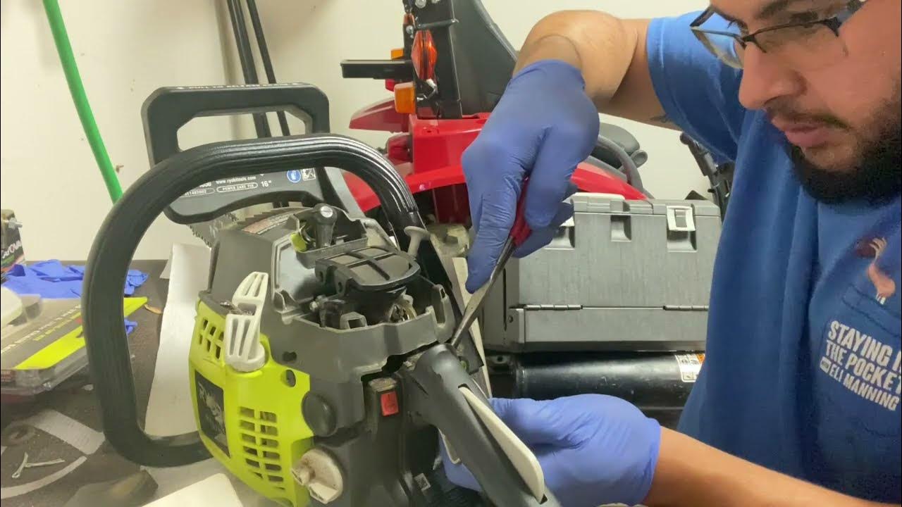 HOW TO Service RYOBI chainsaws. YouTube