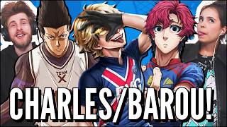 M4RKIM E ANIRAP MANDARAM BEM DEMAIS COM CHARLES, HUGO E BAROU (BLUE LOCK)