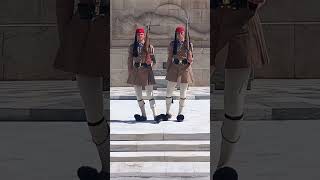 Evzones Greek Presidential Guard  Τomb of Unknown Soldier  Monument in Athens    4  - 10  - 2025