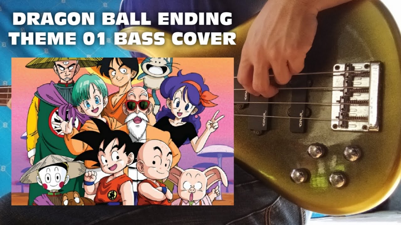 DRAGON BALL ending theme 1- "ROMANTIC AGERU YO" (Bass Cover)