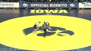 HWT Iowa's Ben Kueter vs. Northwestern's Dirk Morley | Big Ten Wrestling