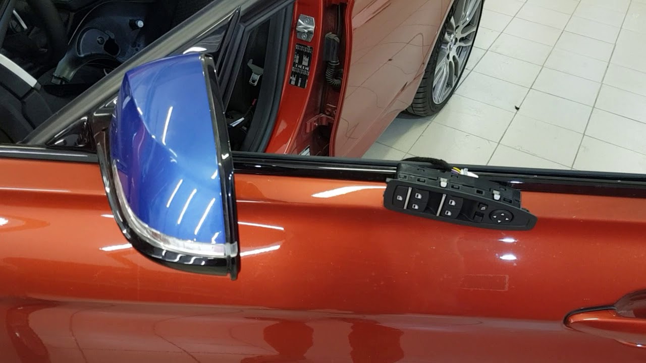 Складывание зеркал bmw f30