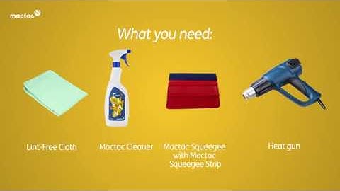 HOW TO VIDEOS: Mactac ColourWrap - Application on Flat