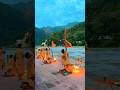 Ganga Arti🔱😍 #explore #foryou #nature #tranding #travel #youtubeshorts #rishikesh #gangaaarti