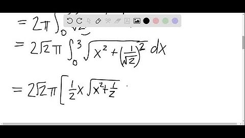 21-22 Use either a CAS or a table of integrals to find the exact area of the surface obtained by ro…