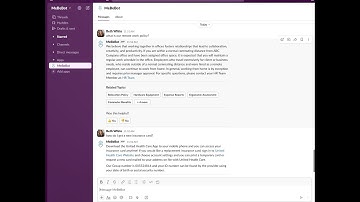 MeBeBot in Slack- Demo video