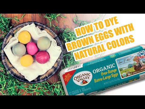 How To Dye Brown Easter Eggs with Natural Colors | Organic Valley Eggs