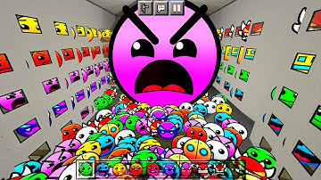 Lobotomy Nextbots  Geometry Dash Difficulty Faces  MCPE and Gmod Liminal hotel