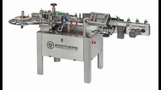LABESLTIK-150 Sticker Labelling Machine for Round Vials, Eye Drop Vials, Nasal Drops, Glass Bottles
