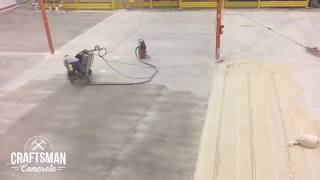 24 Hour Concrete Floor Polishing Time-Lapse