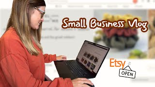 Uploading my first Etsy listings as I set up my small business | Sewing dog accessories |Studio Vlog