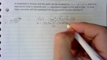 Finding When an Object Hits the Ground