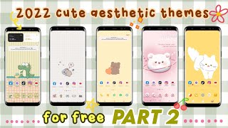 2022 free cute aesthetic themes ✨🐥 Part 2 | Samsung a51 🐾 screenshot 4