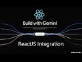 Gemini Pro Made with React | AI Web App UI Project