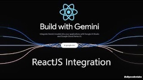 Gemini Pro Made with React | AI Web App UI Project