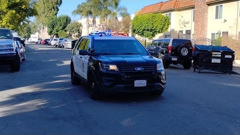 LAPD Mission Unit Responding and Arriving