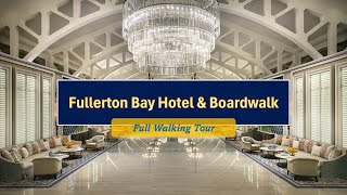 Walking Tour: Singapore Downtown - Fullerton Boardwalk #singapore #travel #walkthrough