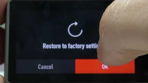 How to Factory Reset DJI OSMO ACTION – Restore Defaults / Wipe Data