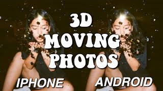 HOW TO GET THE TRENDY 3D EFFECT ON PICTURES | ANDROID & IPHONE (EASY!)
