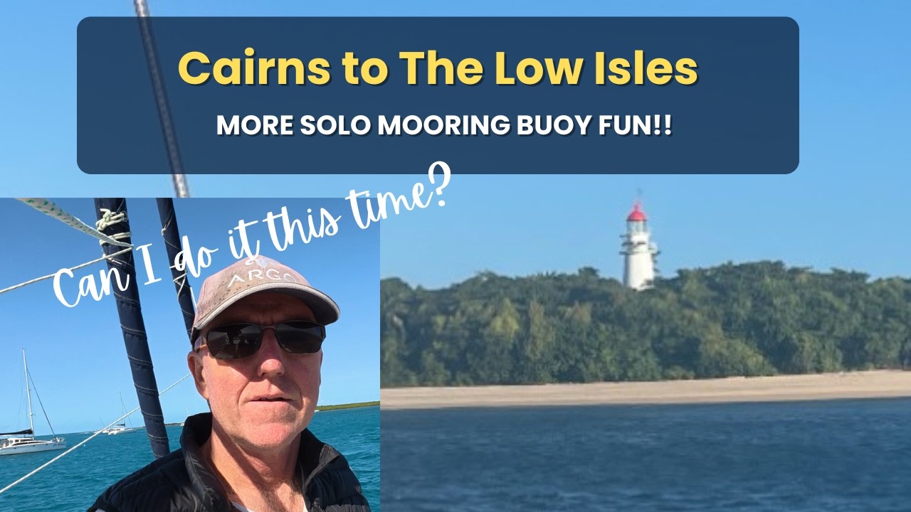⁣CAIRNS TO LOW ISLES. More Mooring Buoy Fun