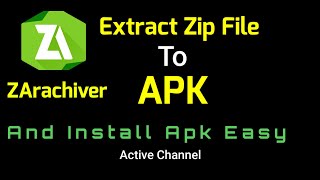 Zip File To Apk Extract Any Android ZArchiver 2021.