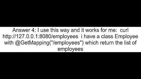 curl The URI prefix is not recognized