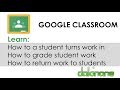 Google Classroom  - Mark and return assignments