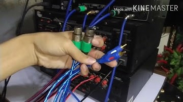 DUAL AMPLIFIER SET UP WITH MIXER/ EQUALIZER & XOVER