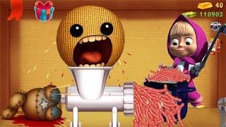 картинка: МЯСОРУБКА против Маши и Бадди | Kick The Buddy