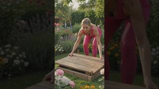 Building My Dream Garden Table Setup 🌸✨ #trending #shorts #asmr