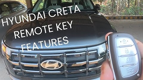 Hyundai Creta SX Tech Remote Key Features