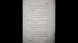 IGNOU MSc.(Dfsm) Mfn 005 june, 2026 term end question paper. #pgpreparation #pg