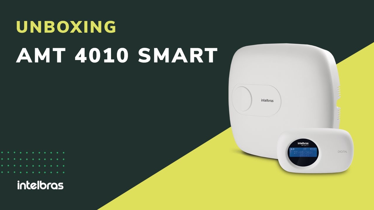 Unboxing AMT 4010 Smart Intelbras YouTube