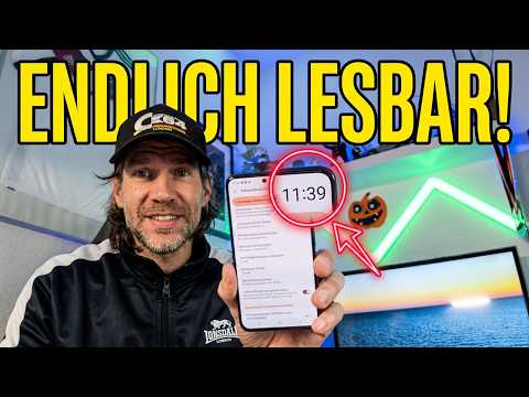 How to make the time on your phone bigger for better readability!