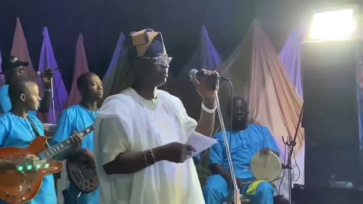 K1 De Ultimate performing live at the burial ceremony of Alhaja Mundiat Taiwo Adeosun (Nee Adamson)