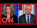 Cnn anchor confronts rfk jr by replaying his comments on vaccines