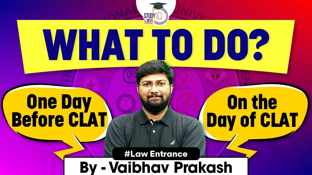 CLAT 2024 Strategy | CLAT Mistakes to Avoid | Must Watch Video for CLAT ...