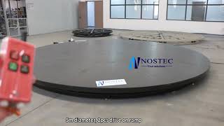 5m diameter Revolving stage platform from Nostec