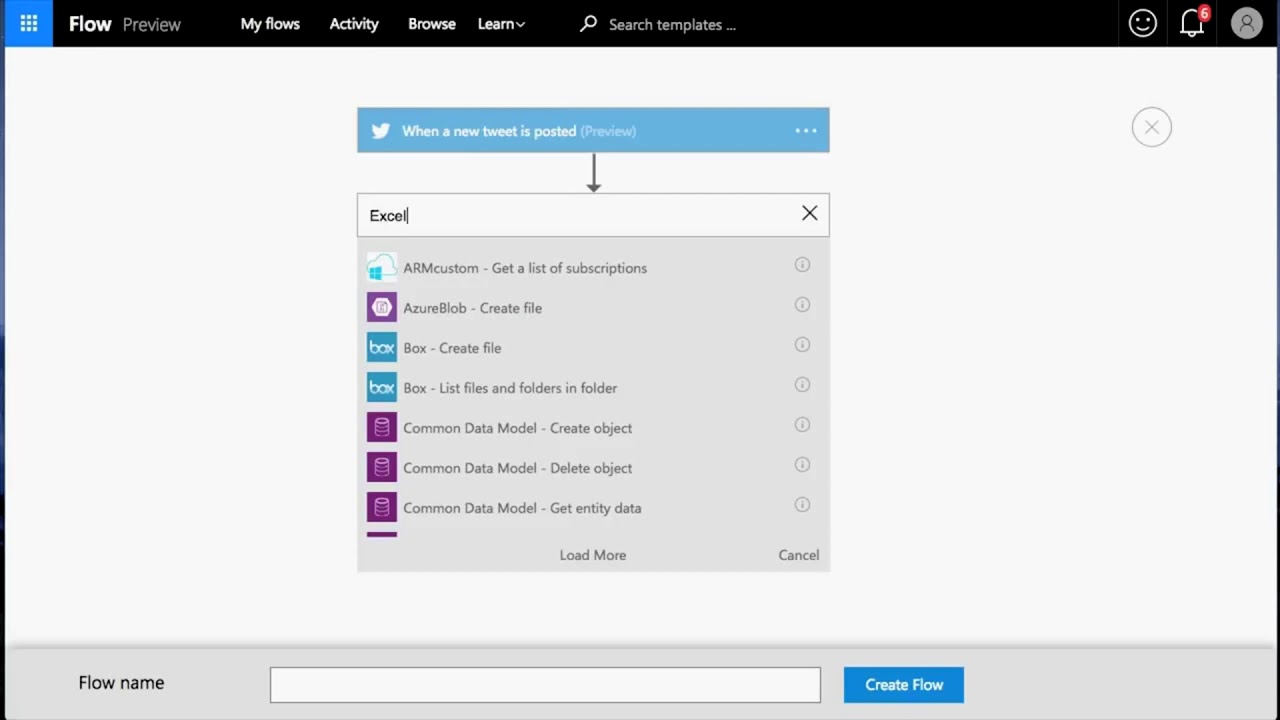 Microsoft Flow Create a Flow from Scratch - YouTube