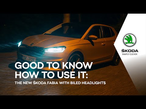The new ŠKODA FABIA: Using BiLED Headlights