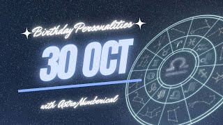 30 October Zodiac Horoscope: Birthday Personality & Traits Revealed