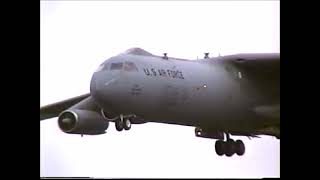 RAF Mildenhall, 8th October 2000  C 5A Galaxy & C 141 Starlifter