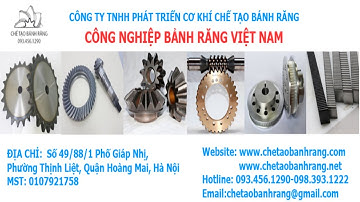 Xọc bao hình trong chế tạo bánh răng
