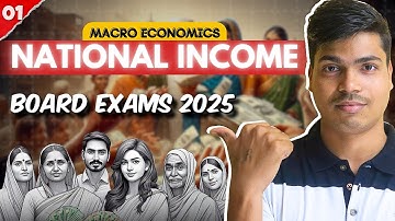 National Income & Related Aggregated | Part 1 | Class 12 Macro economics | Economics session 2024-25