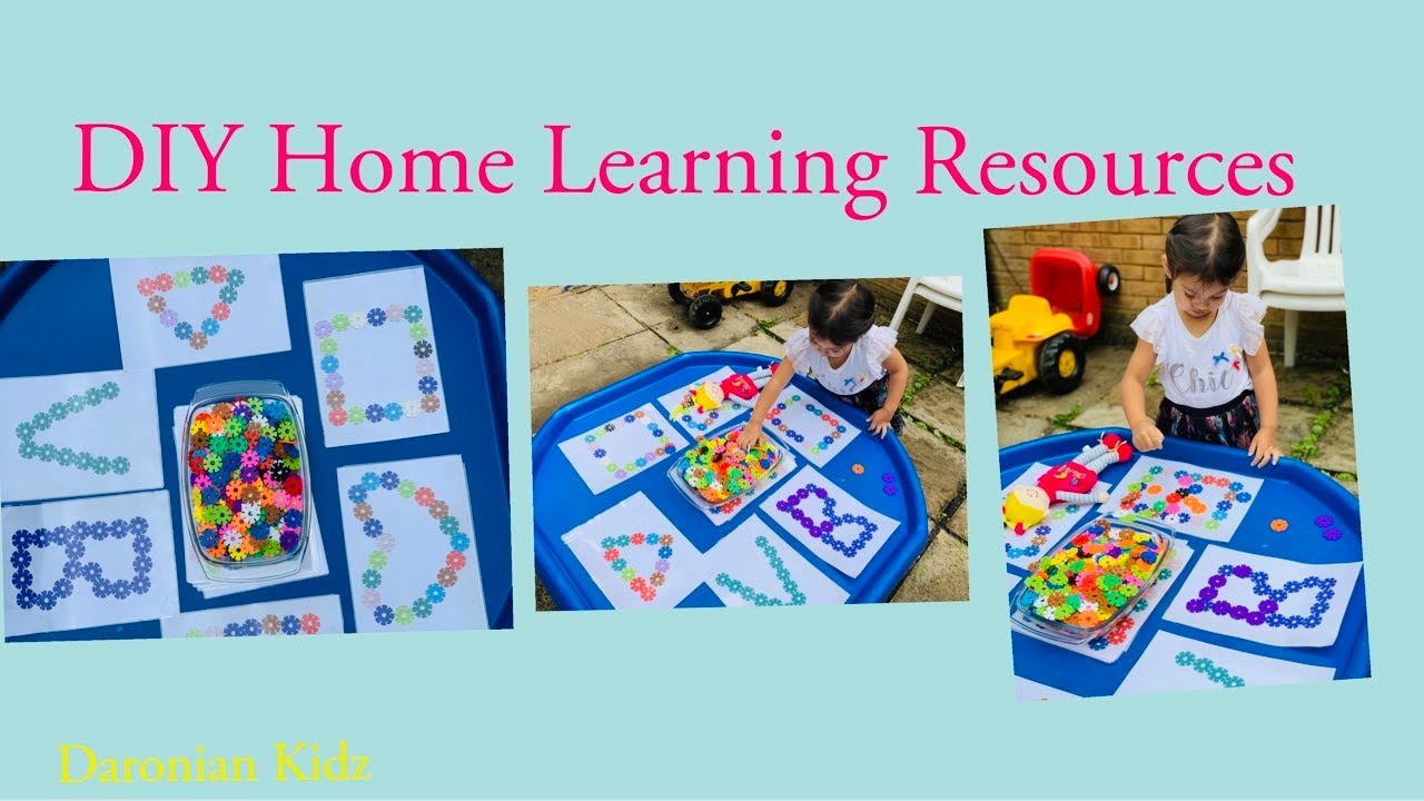 DIY LEARNING RESOURCES FOR KIDS YOU CAN MAKE AT HOME YouTube