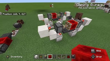 Adjustable Pulse Delay Circuit Bedrock Minecraft