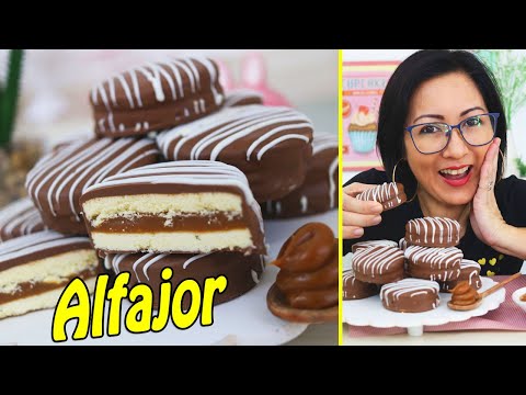 ALFAJOR PARA VENDER - GASTEI R$1,30 CADA - RECEITA TRADICIONAL ARGENTINA - DIKA DA NAKA